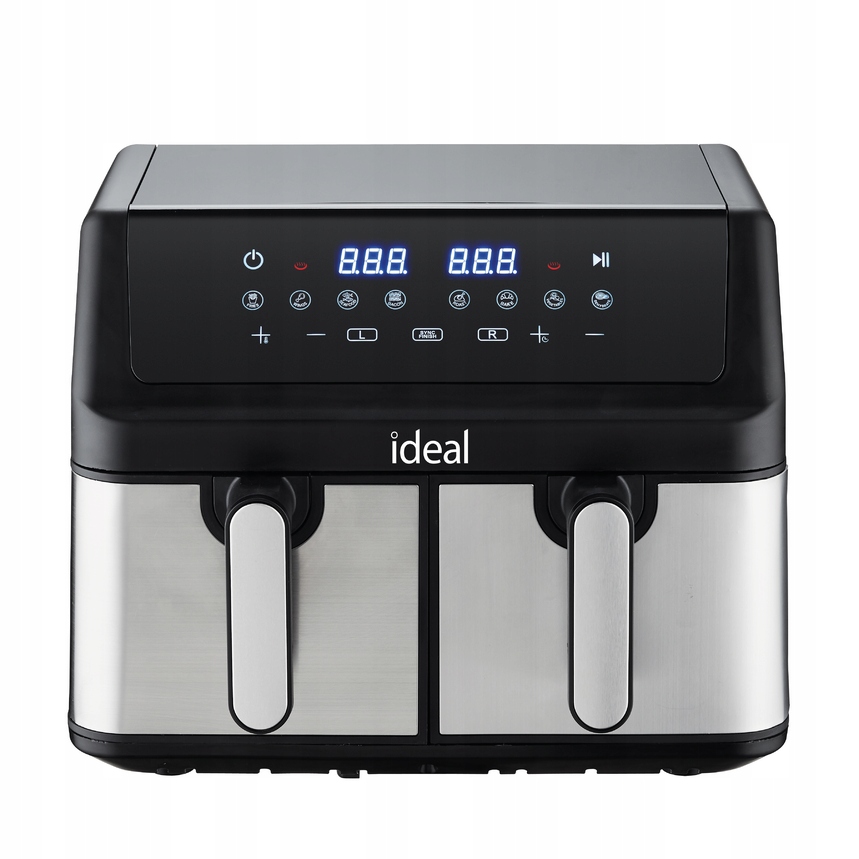 Beztuková fritéza Ideal IK1500 || Dve komory || 2x4,5 L || 2000 W
