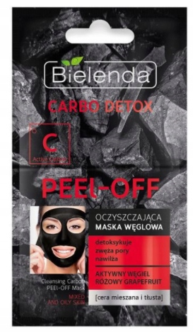 

Bielenda Carbo Detox Czarna maska węglowa peel-off