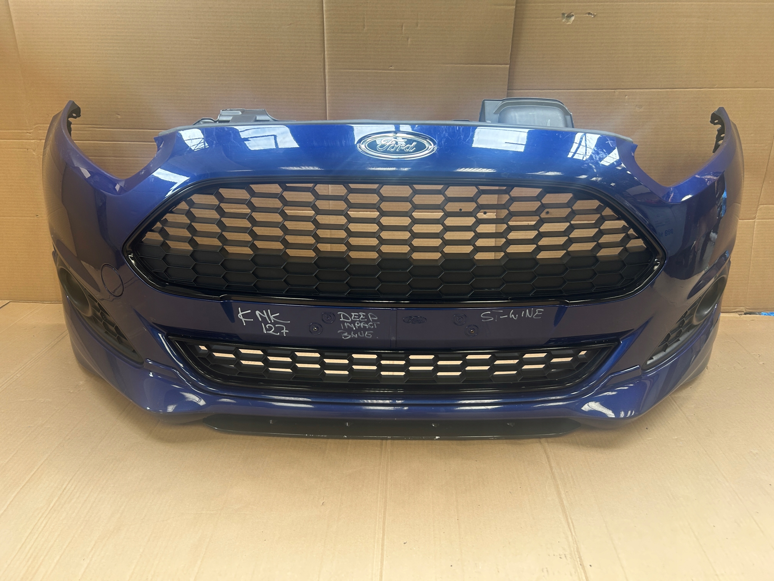 FORD FIESTA MK7 LIFT ST-LINE 2012-2017 bumper front DEEP IMPACT BLUE