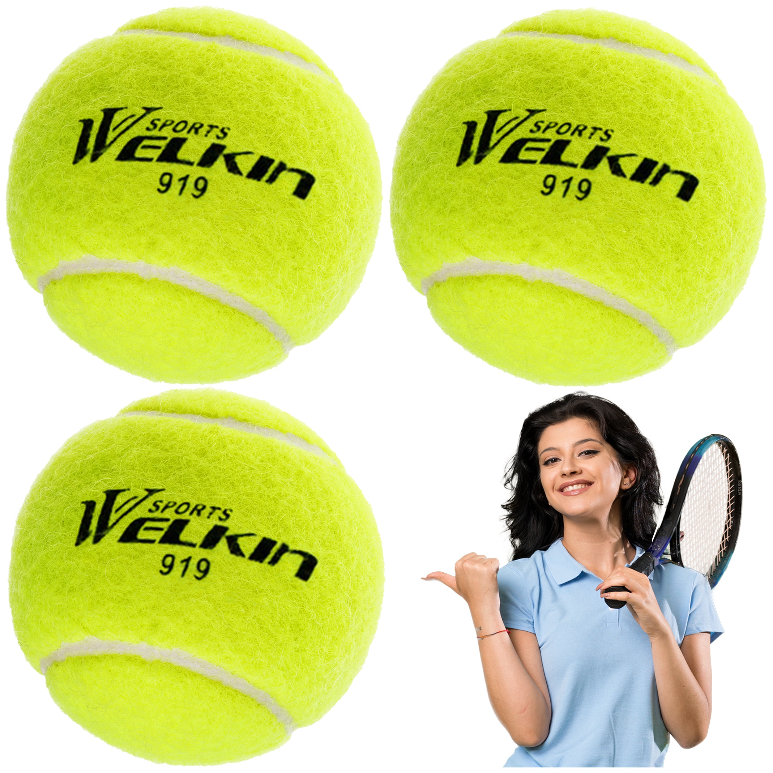 

Piłka Tenisowa Piłki Do Tenisa Ziemnego Zestaw x3