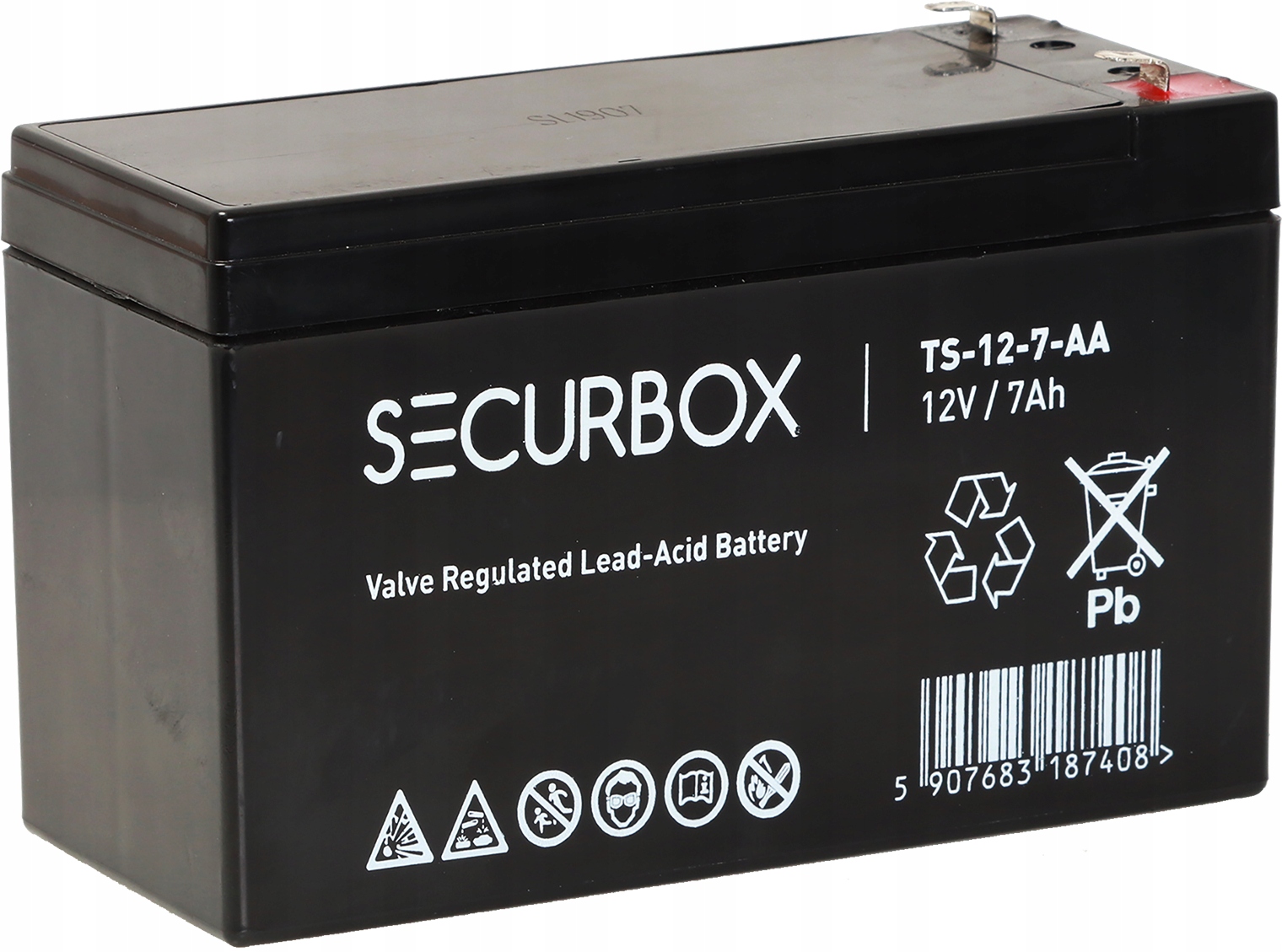 

Mocny Akumulator Bezobsługowy Alarm Ups 12V 7Ah