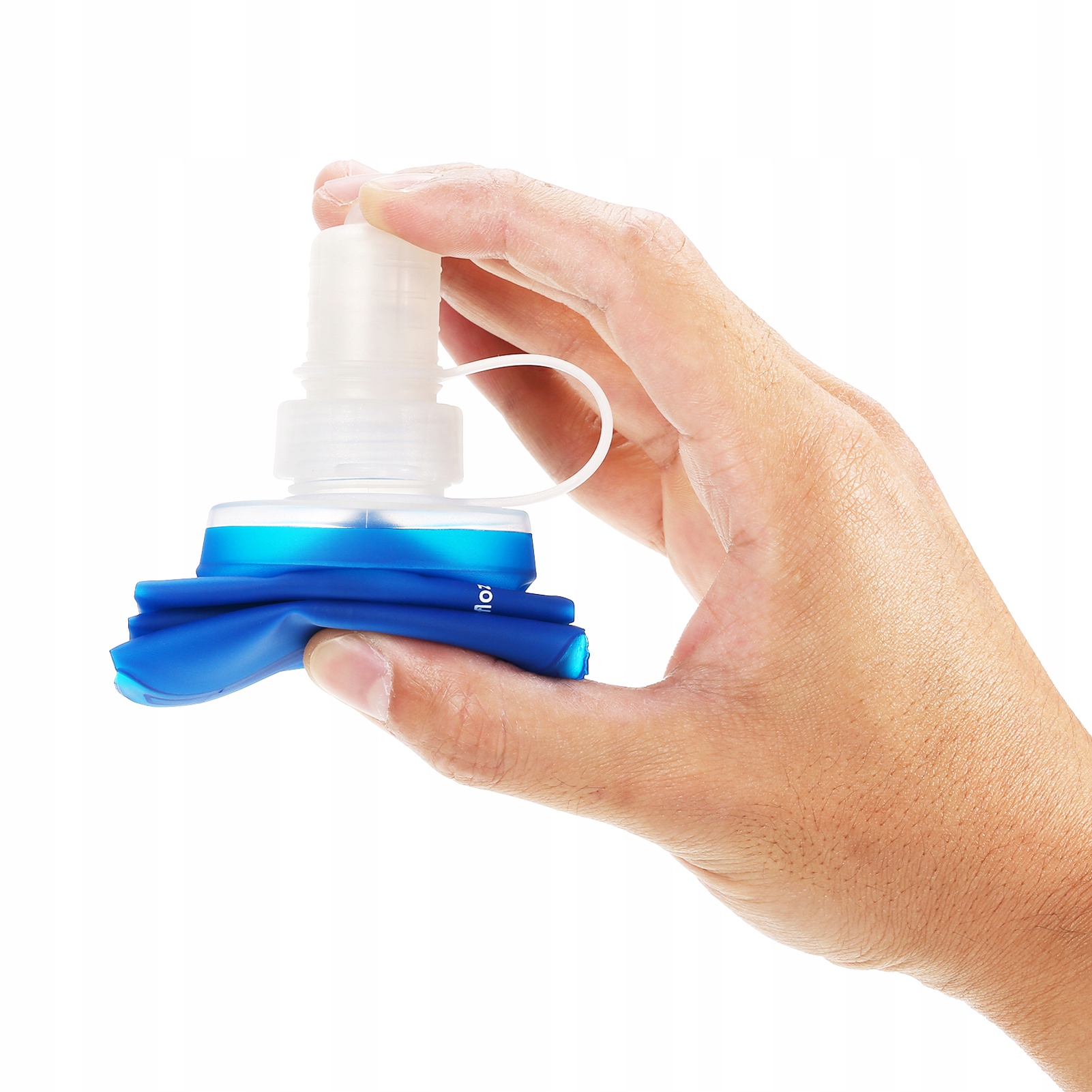 MIĘKKA BUTELKA SKŁADANY SOFT WATER BOTTLE 250ML Kolor dominujący odcienie niebieskiego