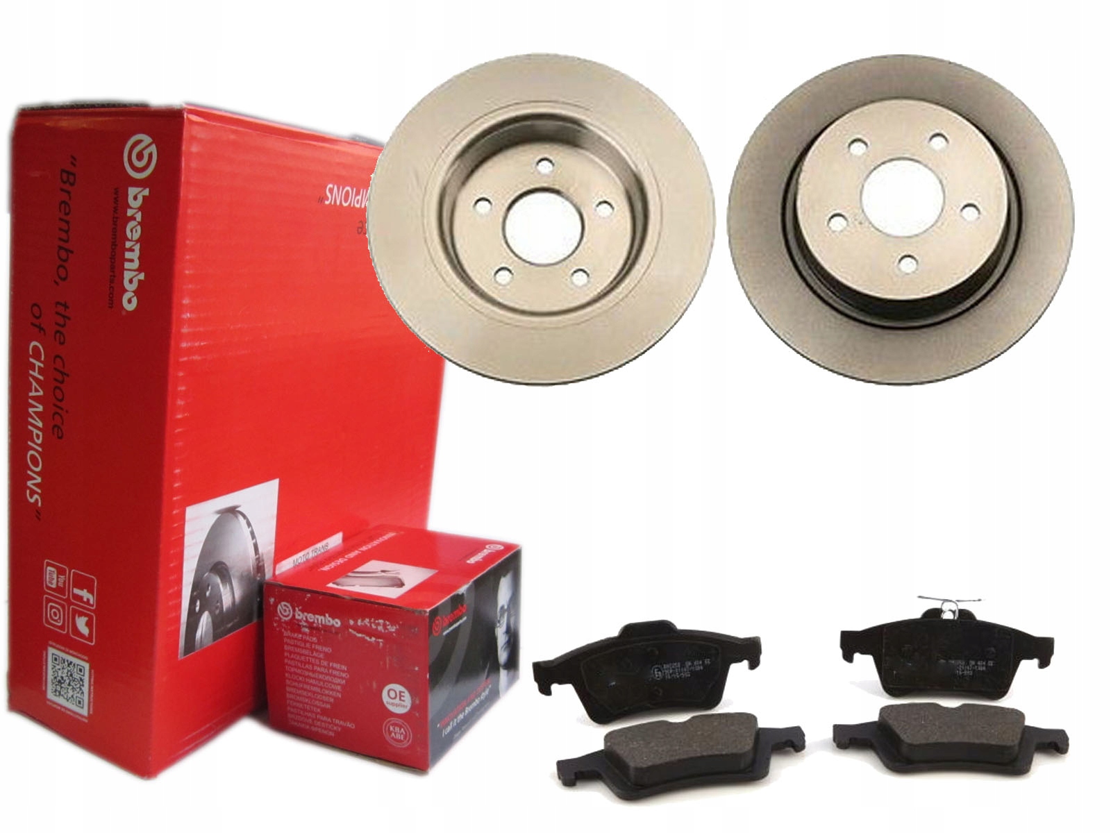 ДИСКИ BREMBO ЗАДНИЕ FORD C-MAX II KUGA II 280