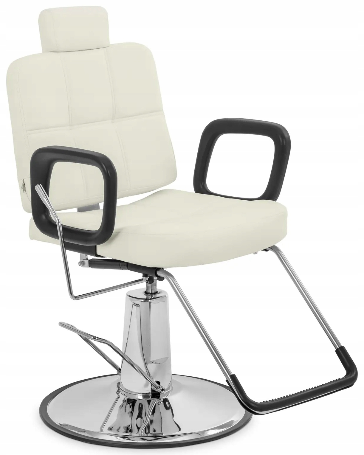 Kadeřnické křeslo Keswick s opěrkou hlavy a podnožkou Physa Keswick Beige