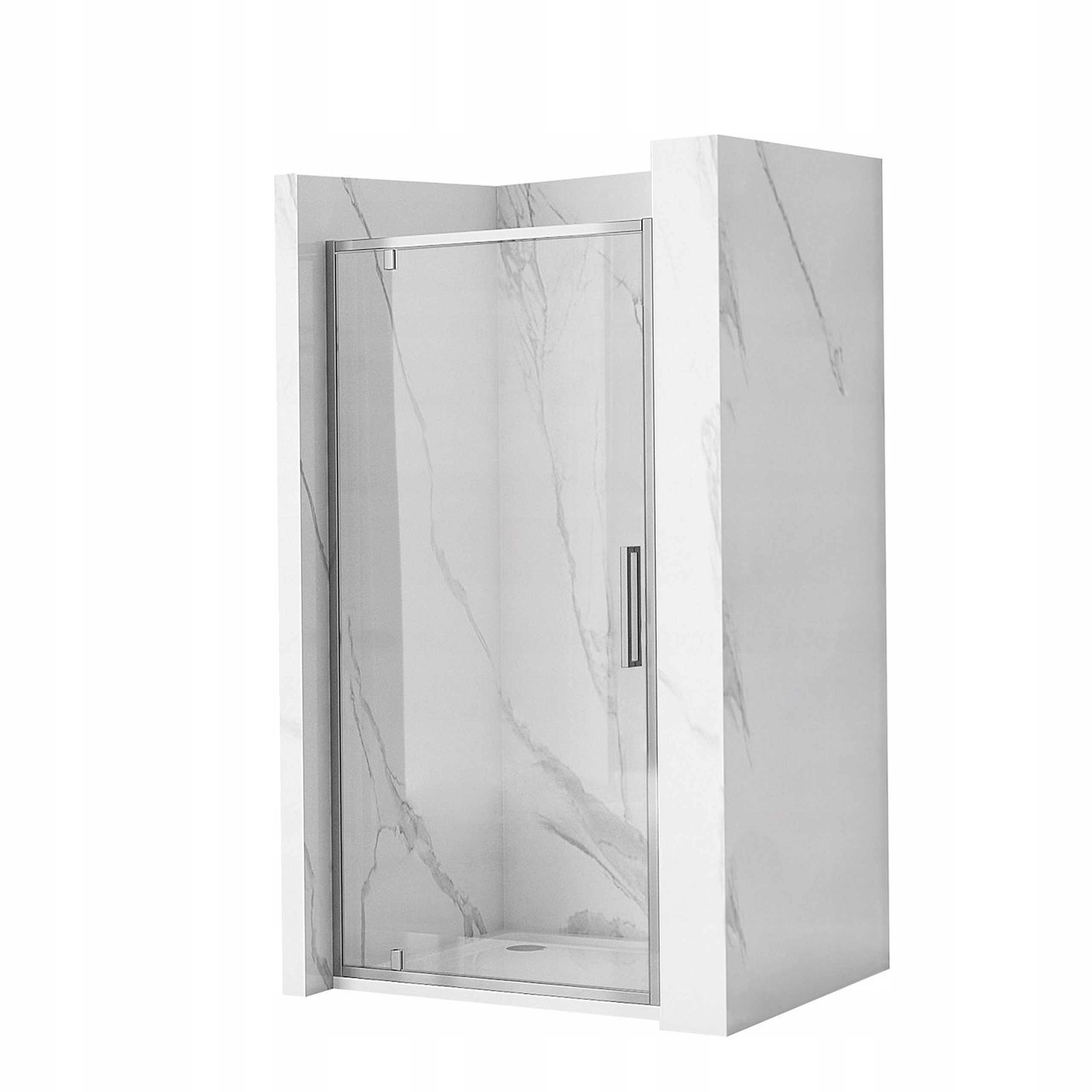Drzwi Prysznicowe Otwierane Rapid Swing Chrom Drzwi Prysznicowe 120 cm Uchy