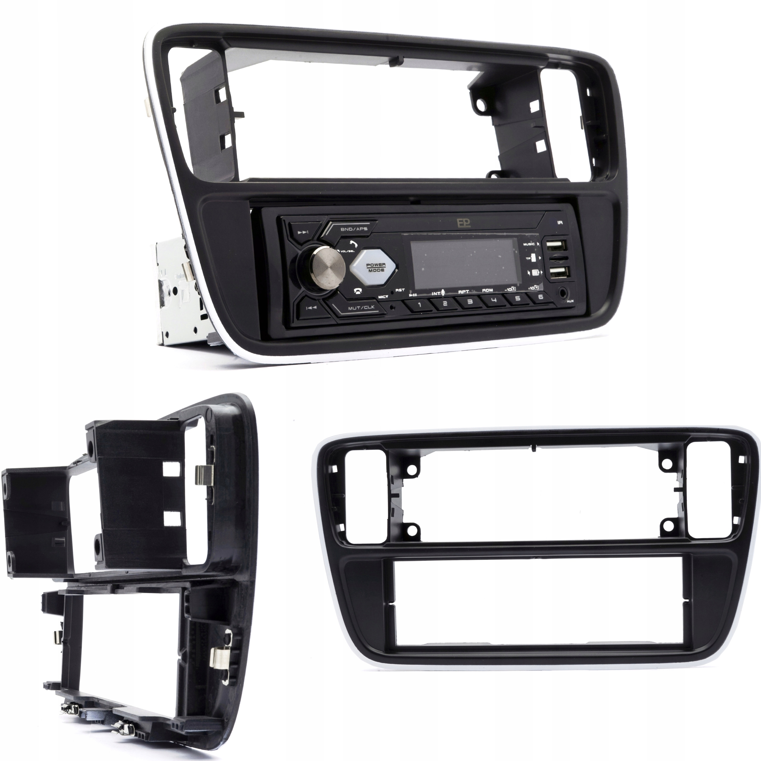 Rámeček Pro Rádio 1DIN Seat Mii Vw up!