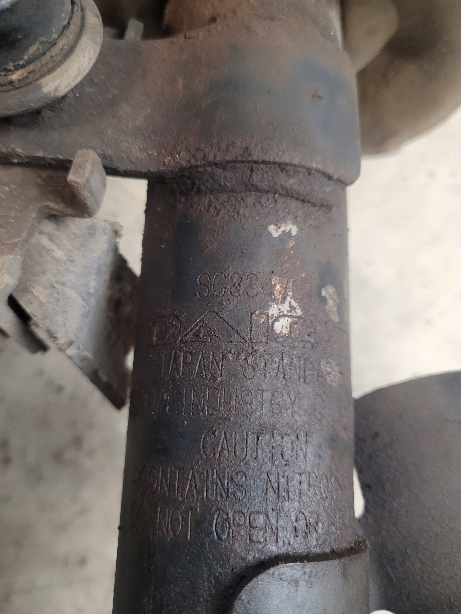 shock absorber left front SG334701 MAZDA 3 and BK 1.6B