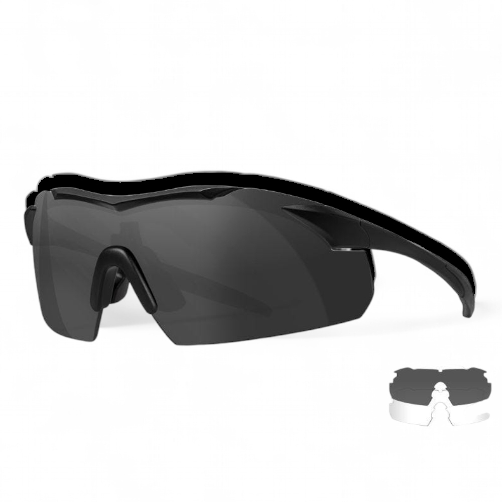 Okulary WileyX Vapor 2.5 Grey Clear 3501 Matte Black Frame