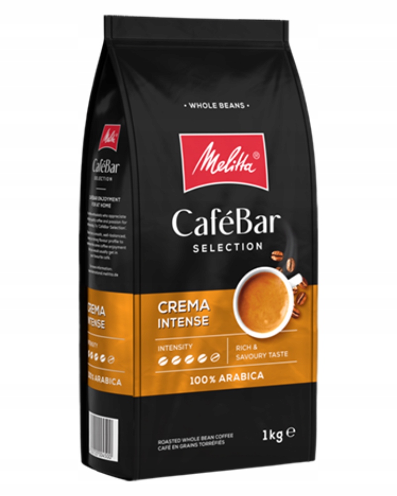 Levně Káva zrnková Melitta CafeBar Crema Intense 100% arabica 1 kg