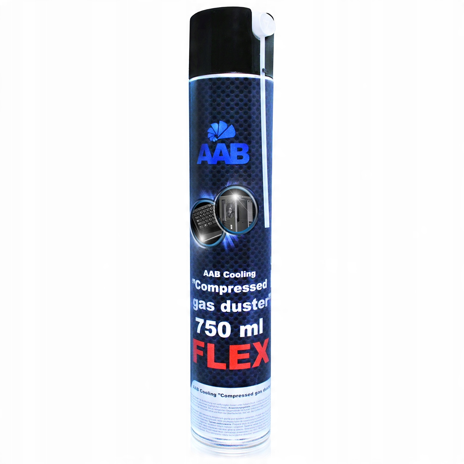 

1x Aab Cooling Sprężone-powietrze 750ml RURKA-60cm