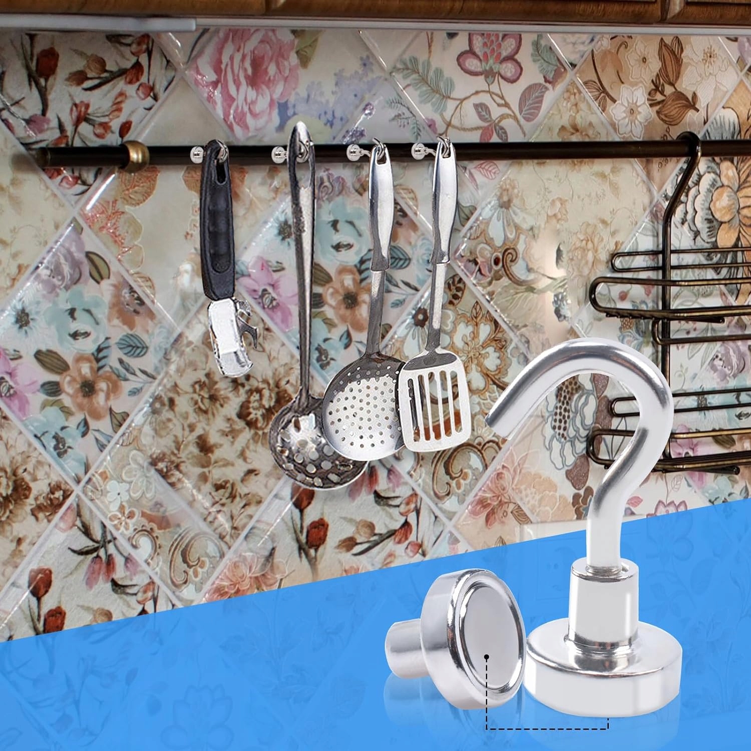 10 SZT HAKÓW MAGNETYCZNYCH MAGNES NEODYMOWY HAKI DUŻA SIŁA CIĄGNĄCA 8 KG EAN (GTIN) 6951000637342