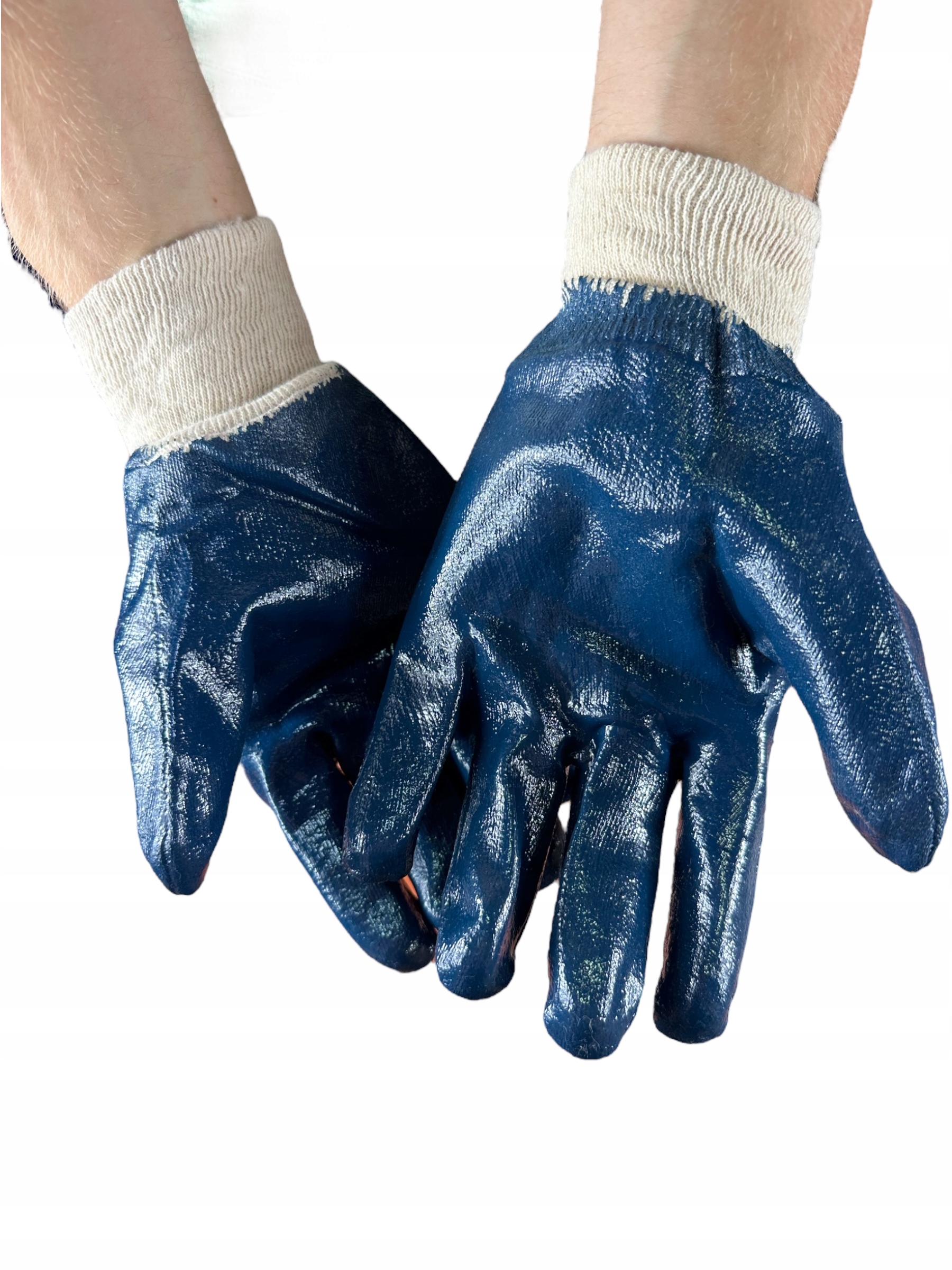 Rękawice robocze PREMIUM niebieskie rozmiar 10/XL Rozmiar 10 - XL