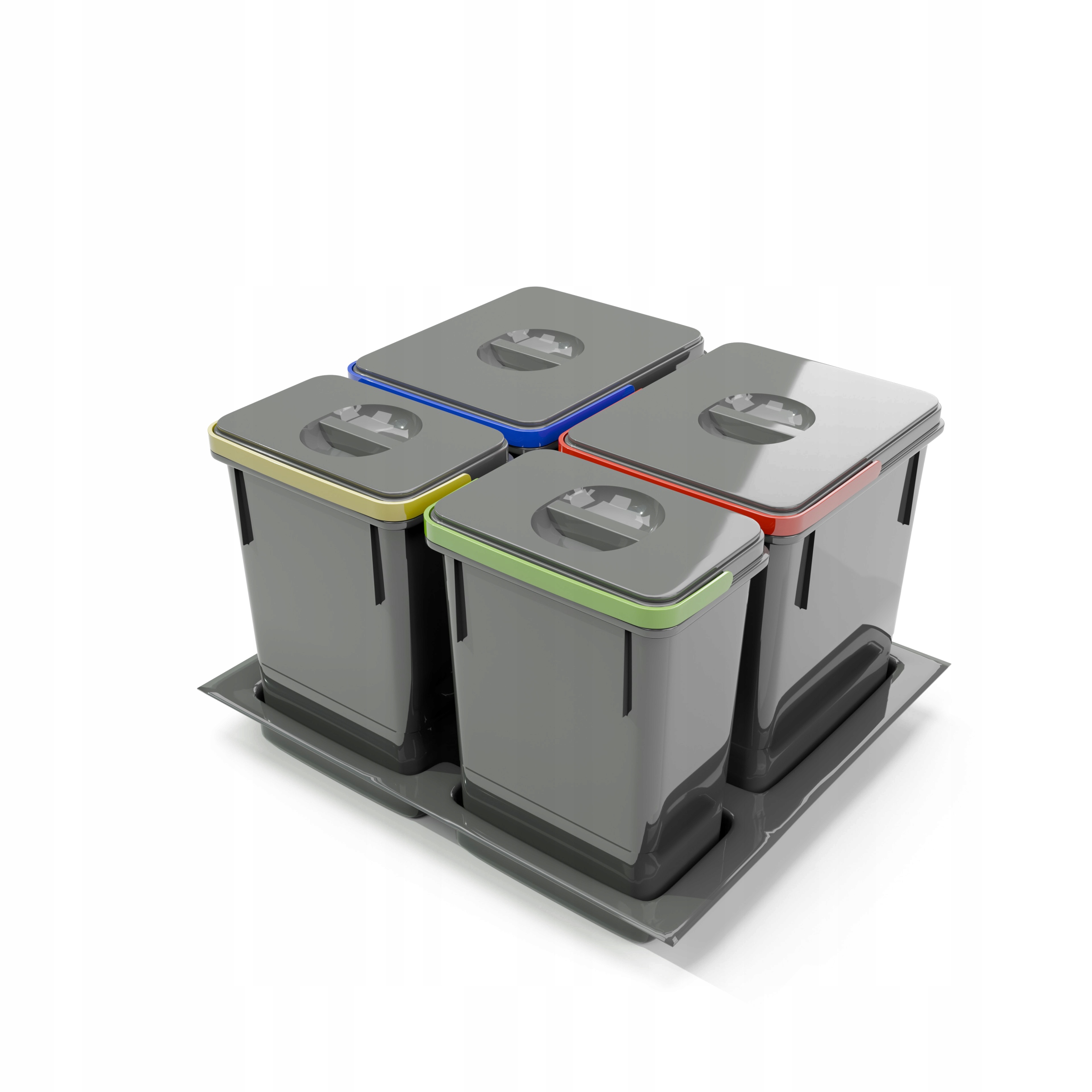 Koš Na Třídění Odpadů A Odpadů 60 (2X15 L+2x7 L)