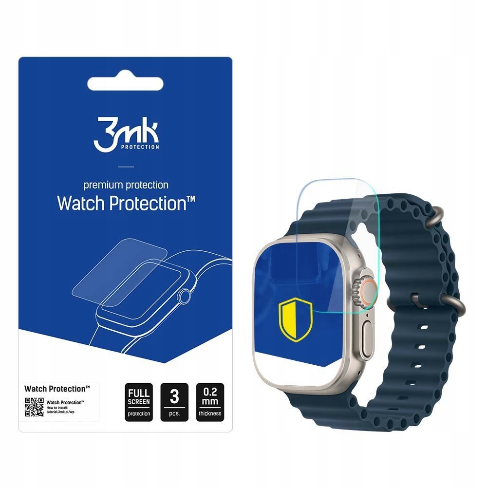 Szkło Hybrydowe Apple Watch Ultra 3MK Watch Protection V. Flexibleglass L