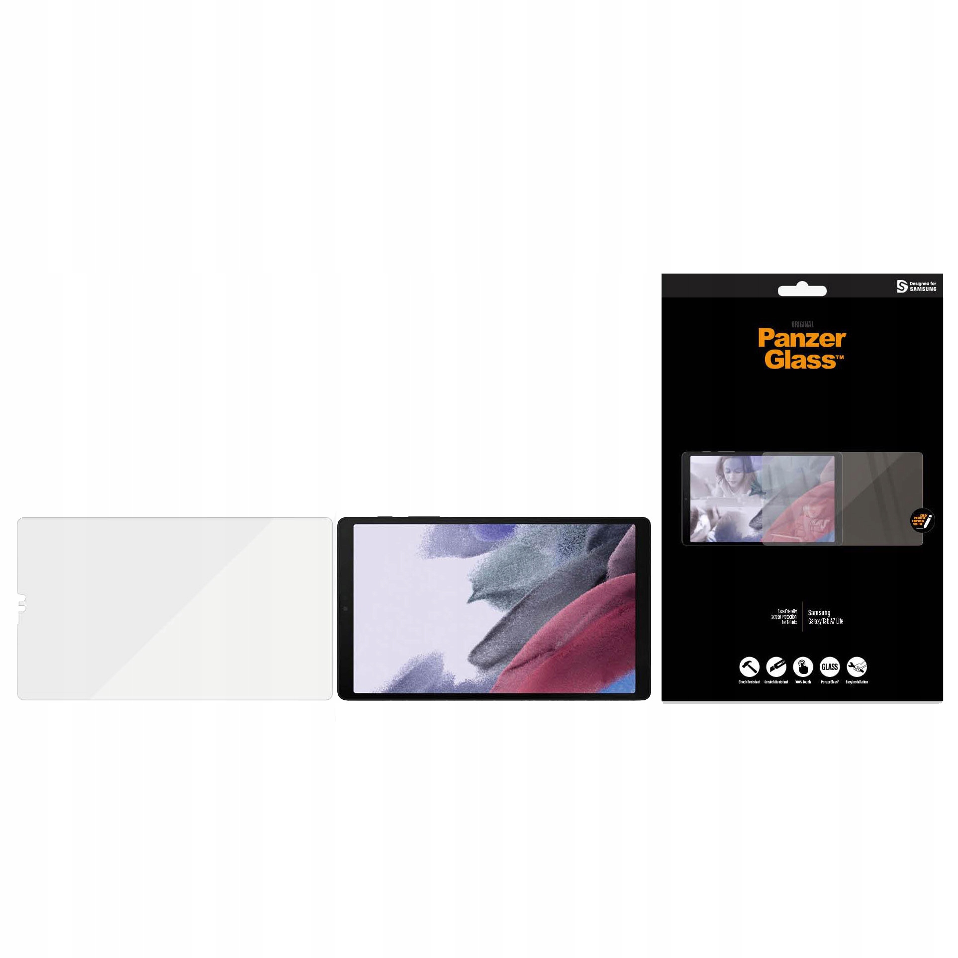 Szkło hartowane PanzerGlass E2E Super+ na Samsung Galaxy Tab A7 Lite 8.