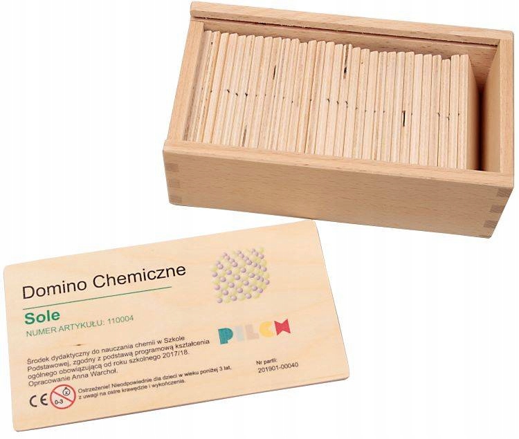 Chemiczne Domino Gra Drewniana Węglowodory I Pochodne Pilch