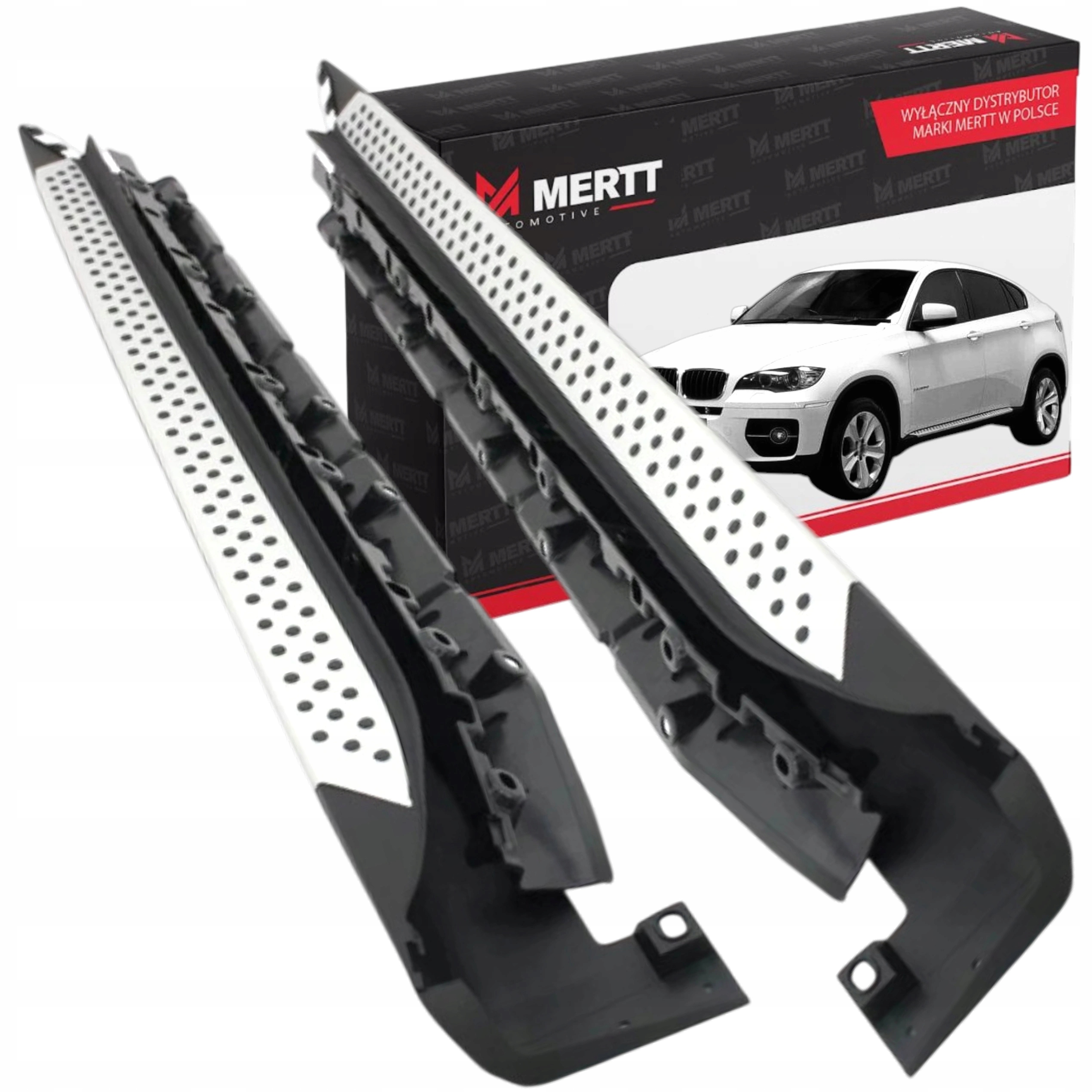 Boční Prahové Stupně Prahové Lišty Bmw X6 E71 E72 2007-2014 Hliník