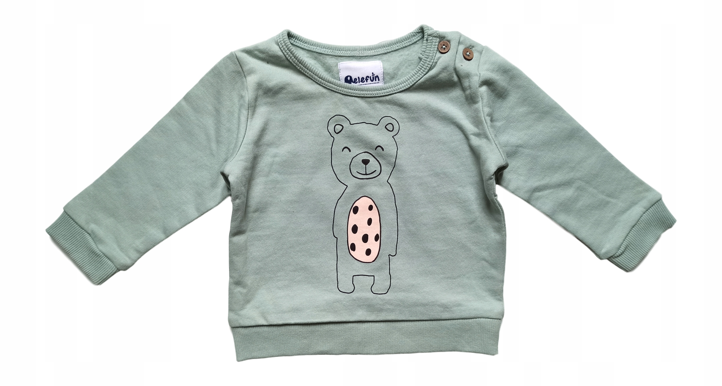 

Miś dresowa bluza niemowlęca kaftanik *80