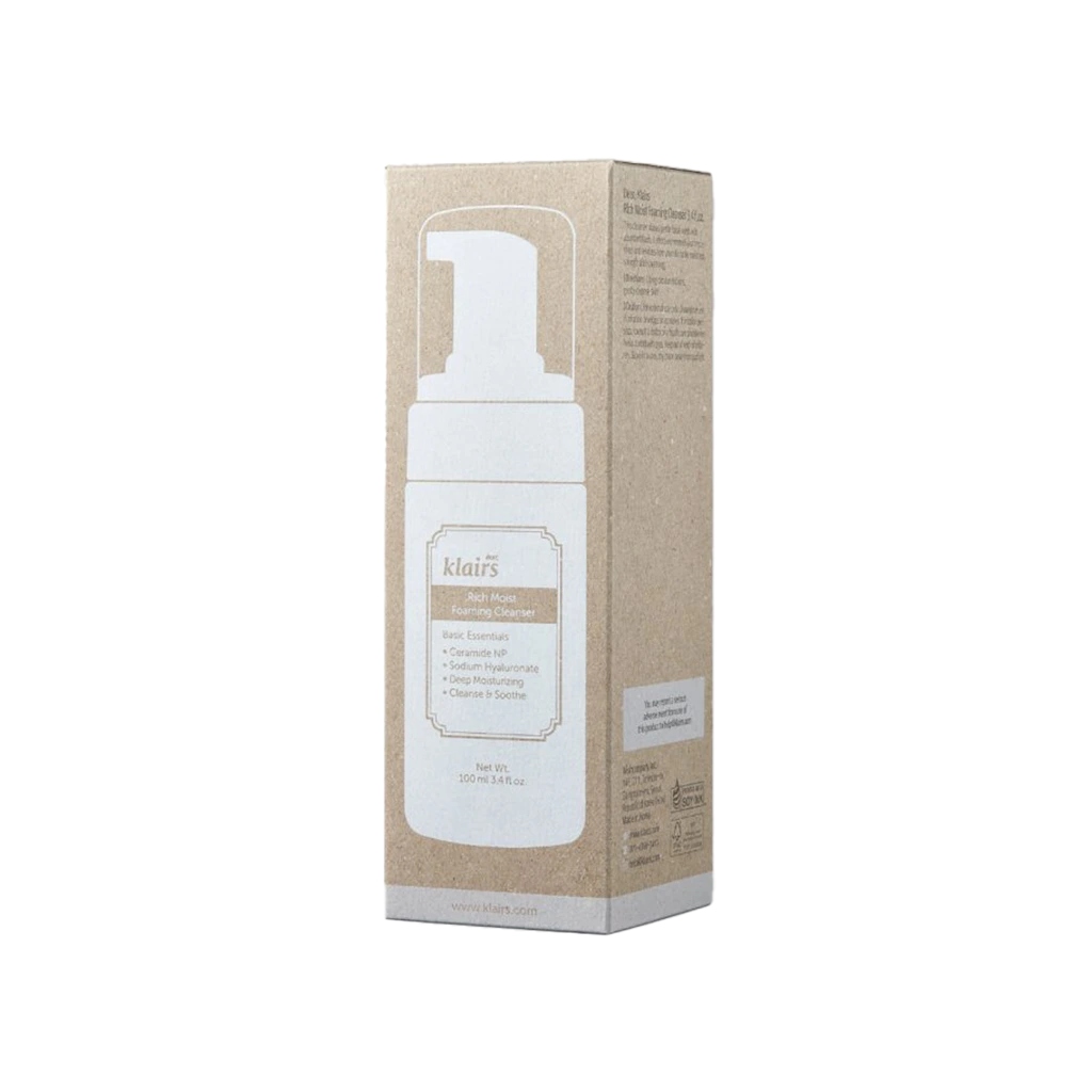 Dear Klairs Rich Moist Foaming Cleanser hypoalergenní čistící pěna