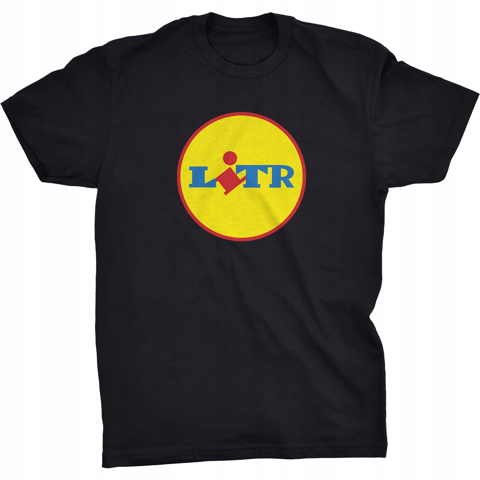 

Litr Koszulka Lidl Parodia Logo Śmieszny Prezent