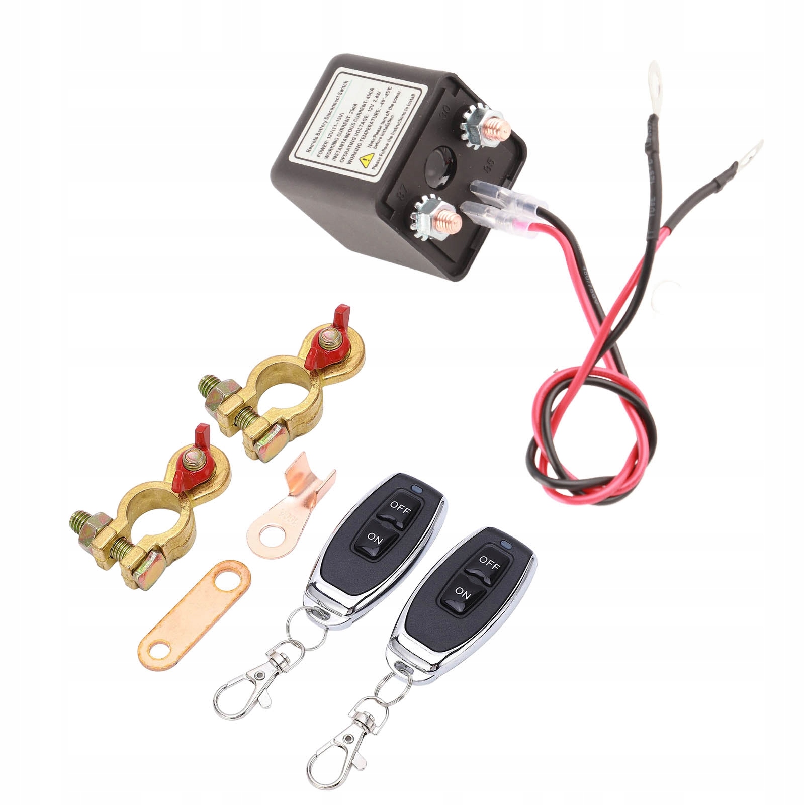 ZDALNY WYŁĄCZNIK AKUMULATORA SAMOCHODOWEGO 12V