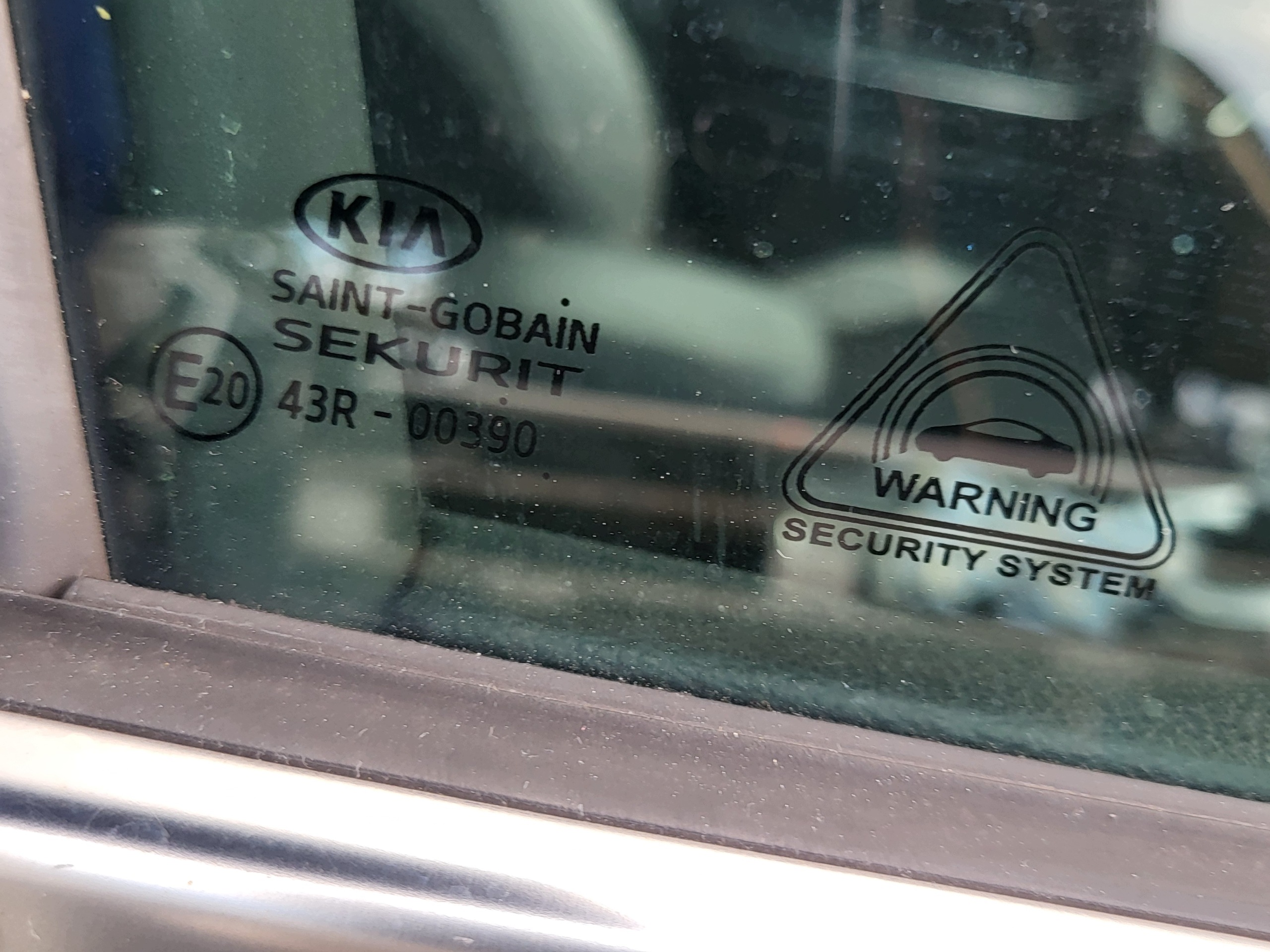 window Z door right front KIA PROCEED III originál EUROPA