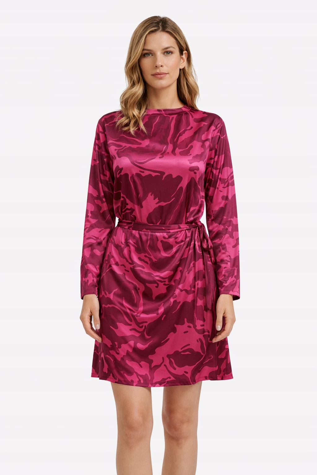 Obálkové Šaty S Dlouhým Rukávem S I3A