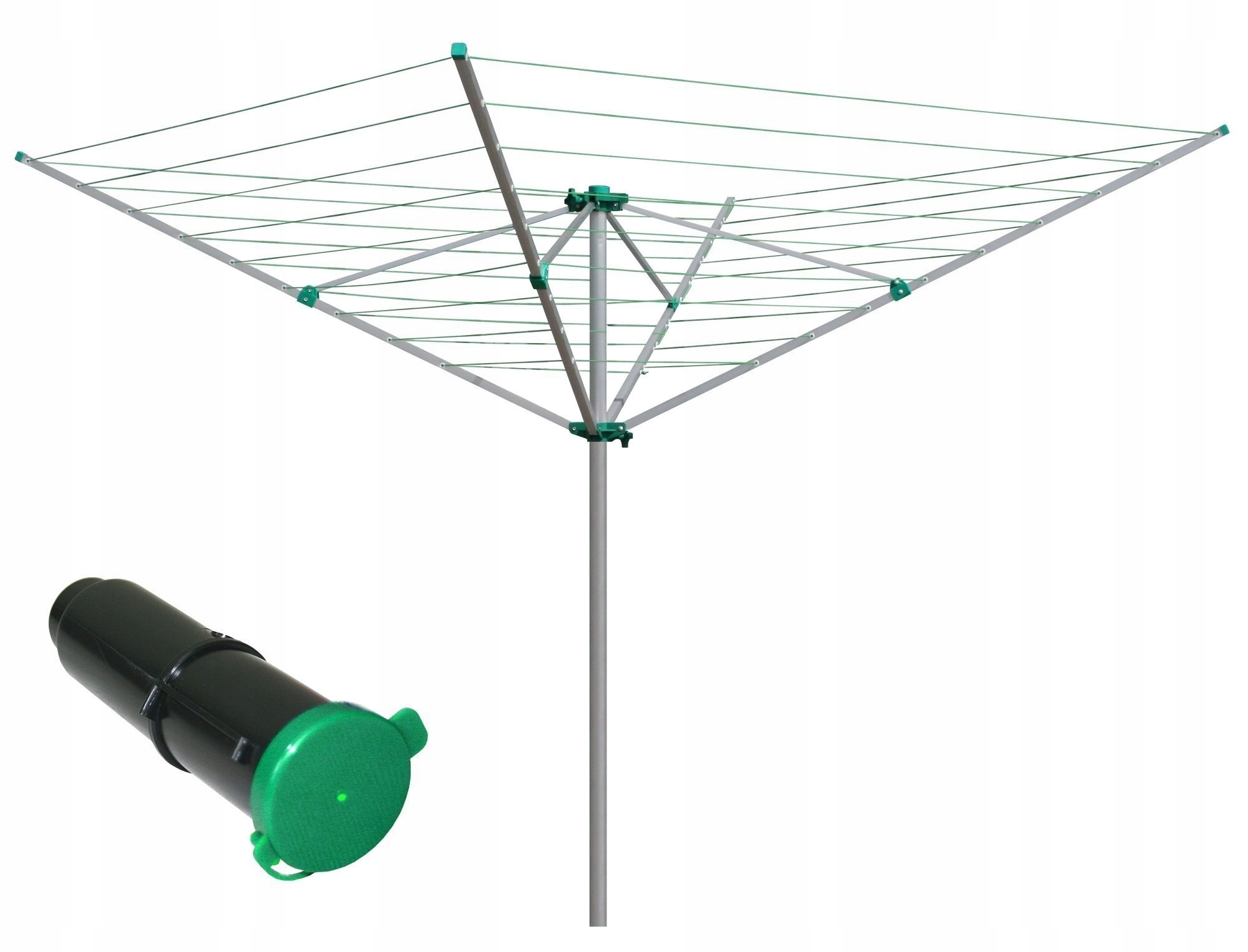 Levně Zahradní Sušák Na Prádlo Do Zahrady Kolík Velký Hliníkový 50 M