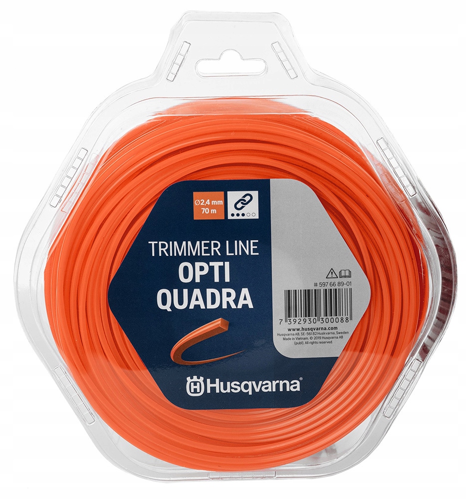 

Żyłka do kosy husqvarna opti quadra 2.4mm x 70 m
