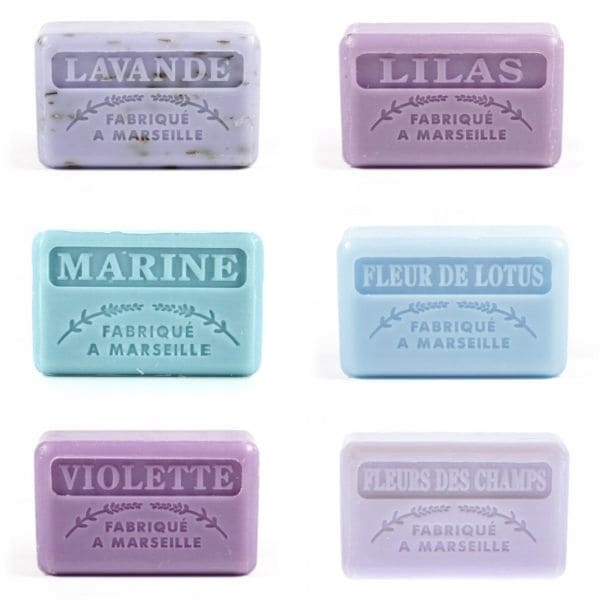 ZESTAW MYDEŁ MARSYLSKICH - FIOLET + NIEBIESKI