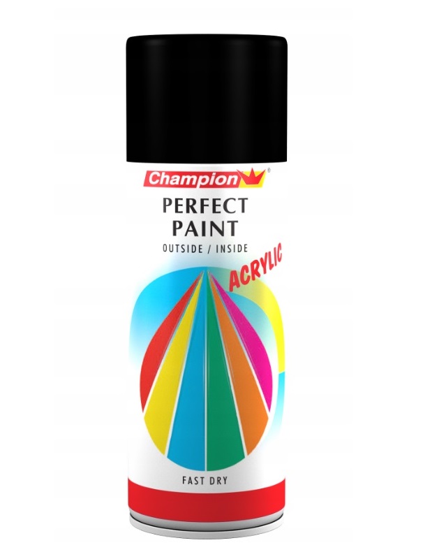 

Farba Spray czarny mat połysk Ral 9005 400ml Mat