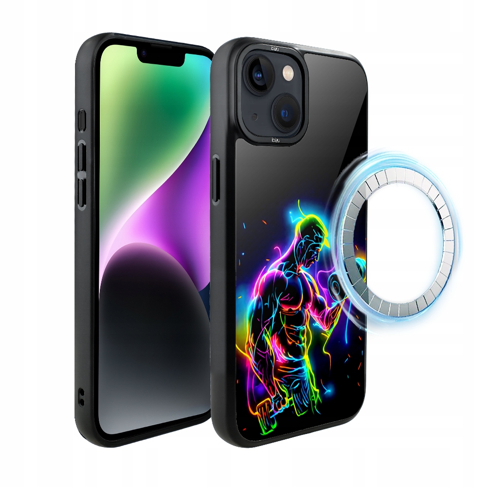 Pouzdro Ibizu DropGuard Matt s MagSafe pro iPhone 14 Plus, je tam energie