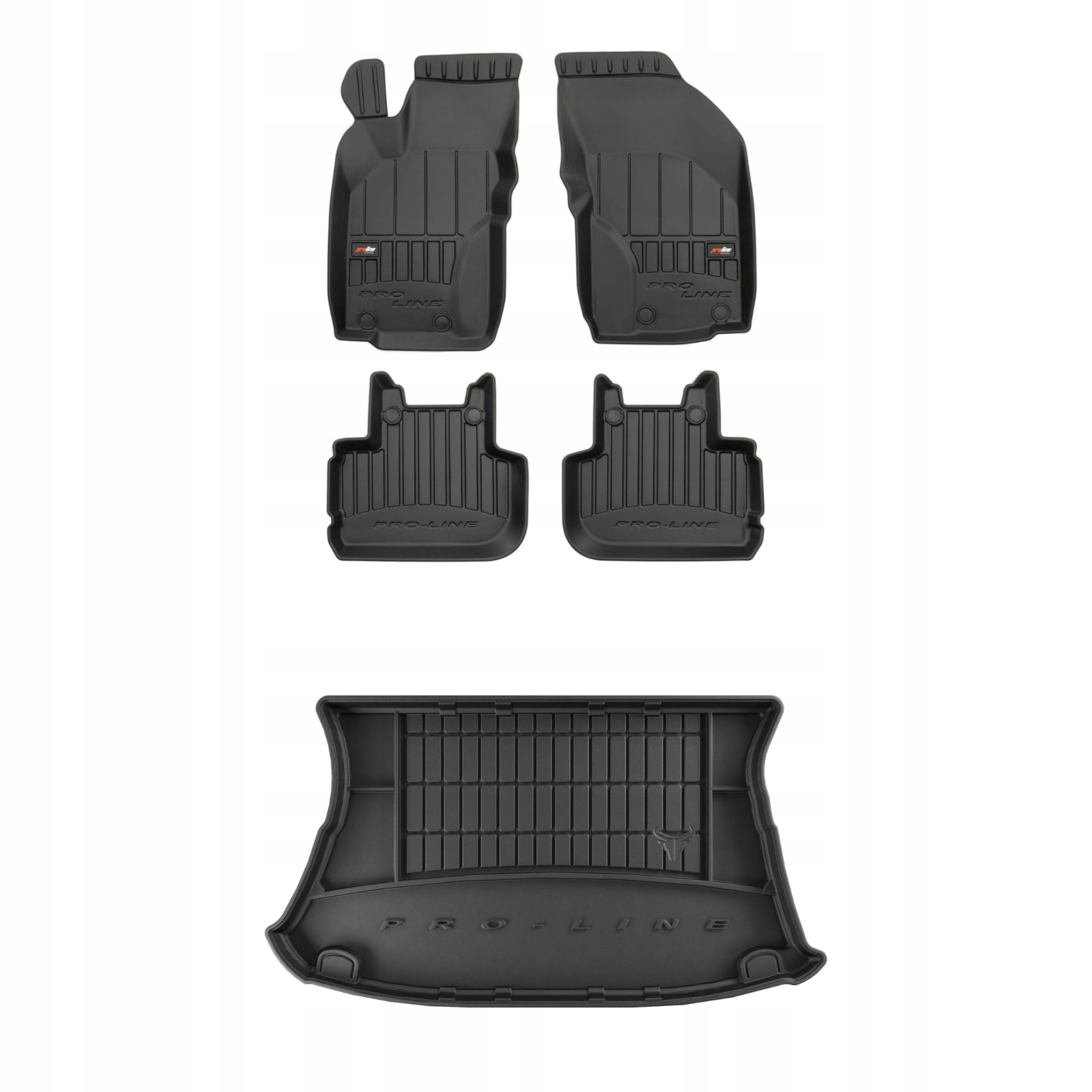 Sada gumových koberců a rohožek pro Alfa Romeo 147 2000-2010