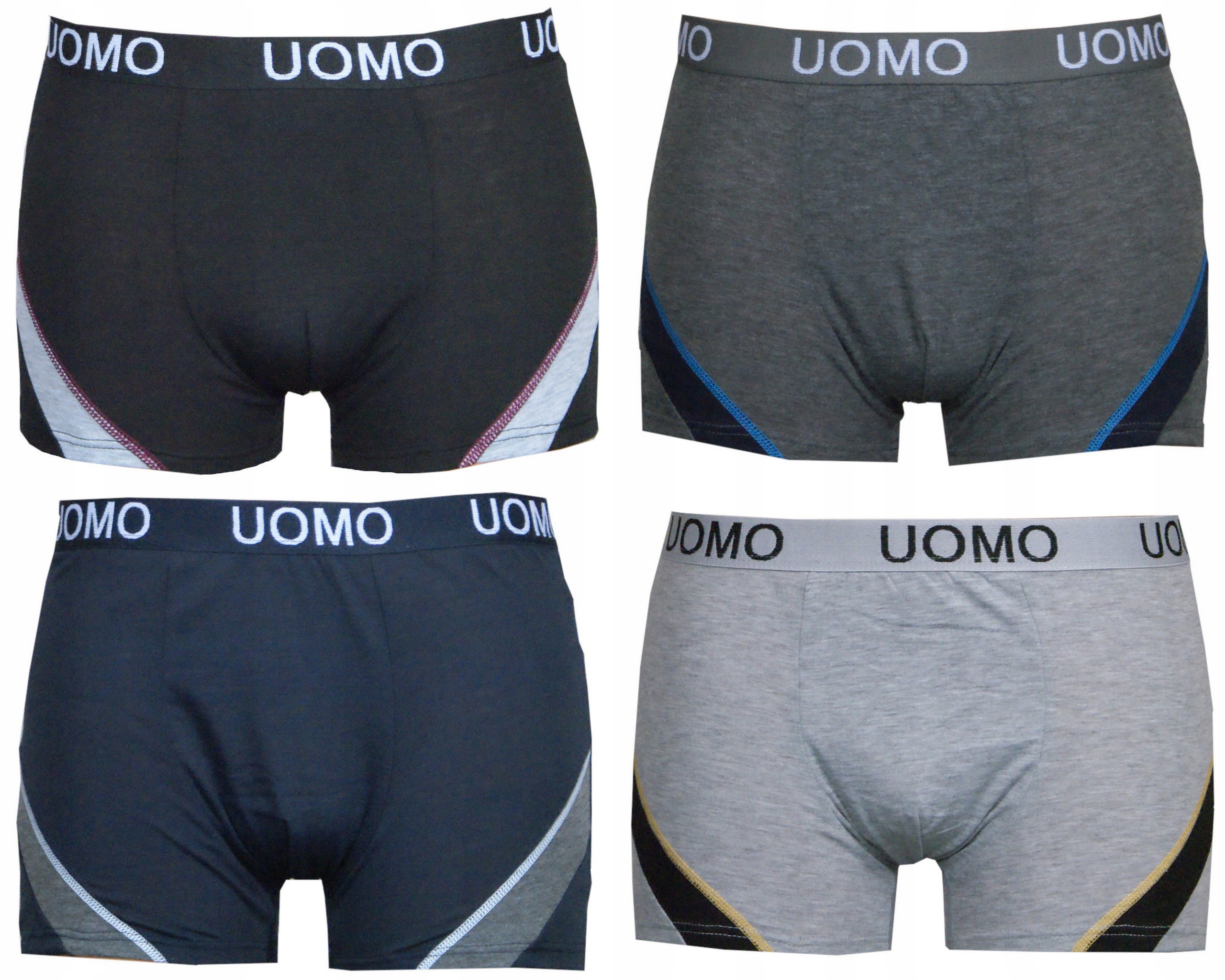 MG# 10 x BOKSERKI męskie UOMO bawełna XXL Fason Bokserki