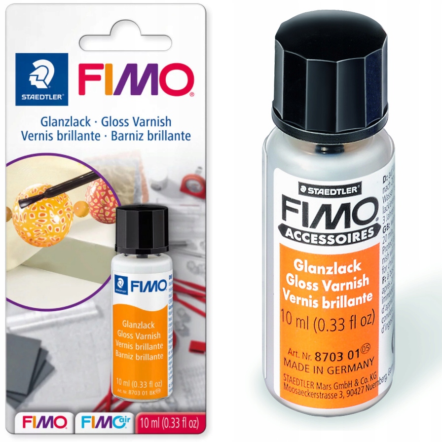 

Fimo Lakier Błyszczący Wodny Z Pędzelkiem 10ml