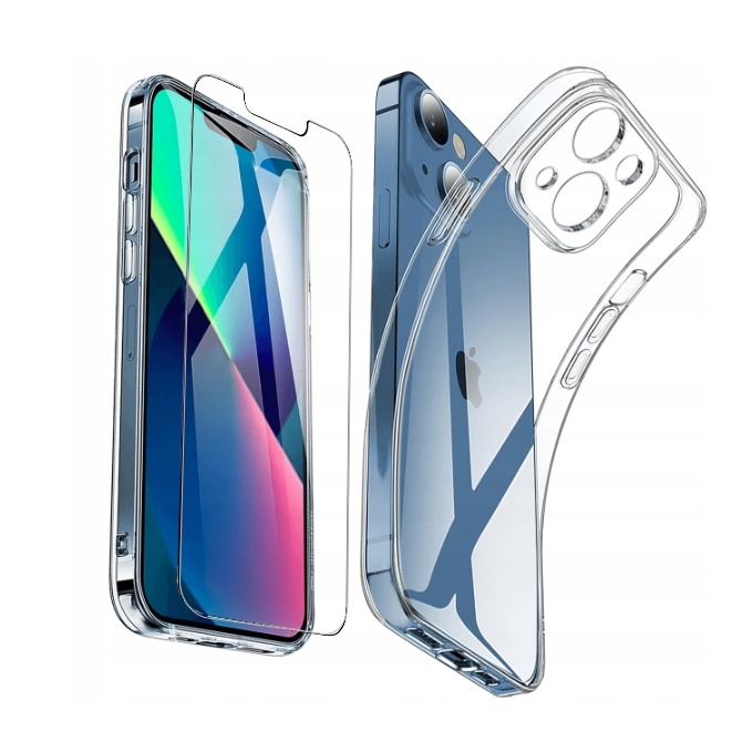 Etui do iPhone 13 / iPhone 14 Case CLEAR + Szkło GRATIS Produkt Premium Marka bez marki