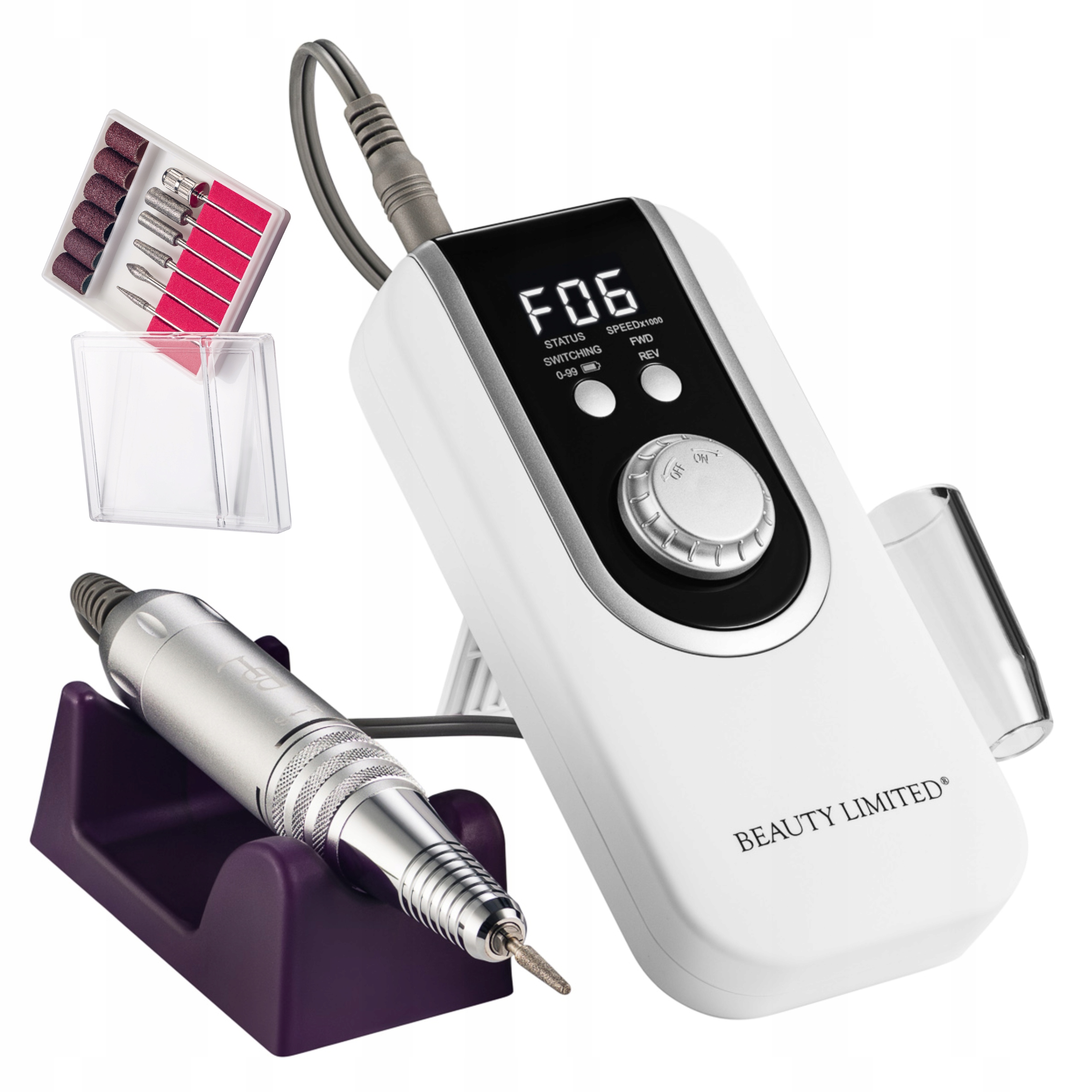 Frezarka do paznokci Manicure Pedicure Mobilna Kieszonkowa MobilDrill 65W