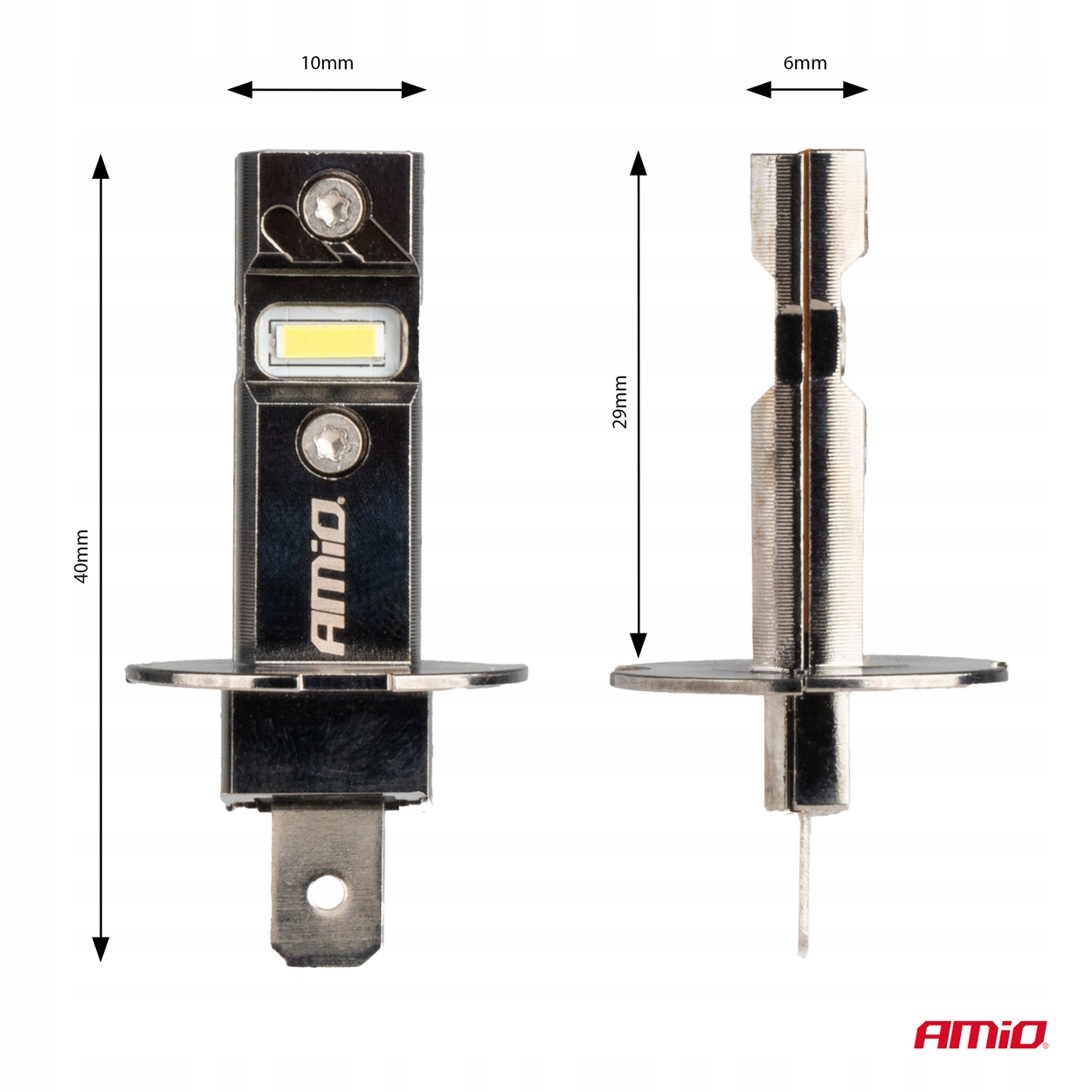 Żarówki samochodowe LED seria HYBRID H3 6000K Canbus 60W AMIO-04113 Rodzaj LED