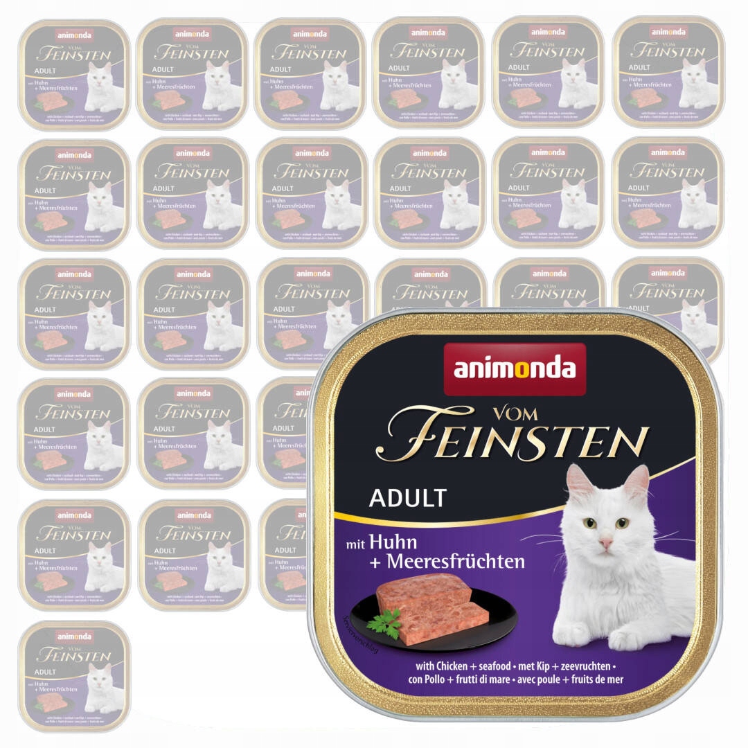 Levně Animonda Vom Feinsten 32x100g mokré krmivo pro kočky Kuřecí plody moře