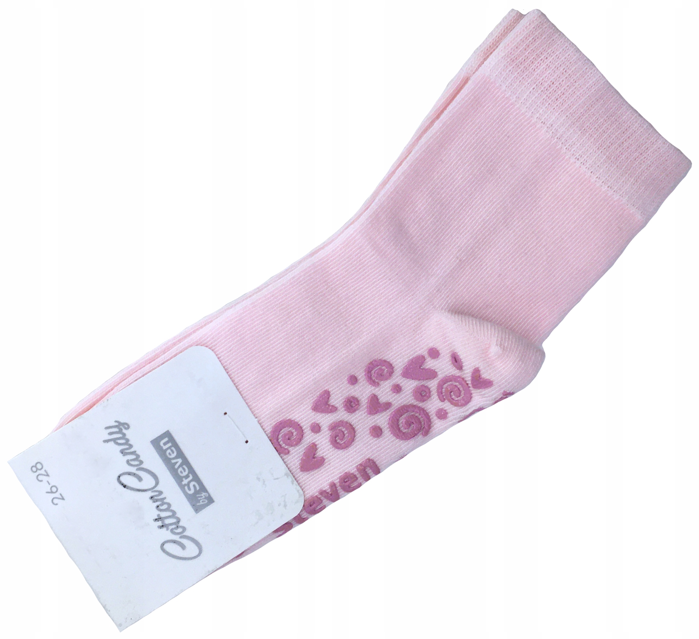 

Skarpetki 32/34 21-22 cm różowe antypoślizgowe Abs