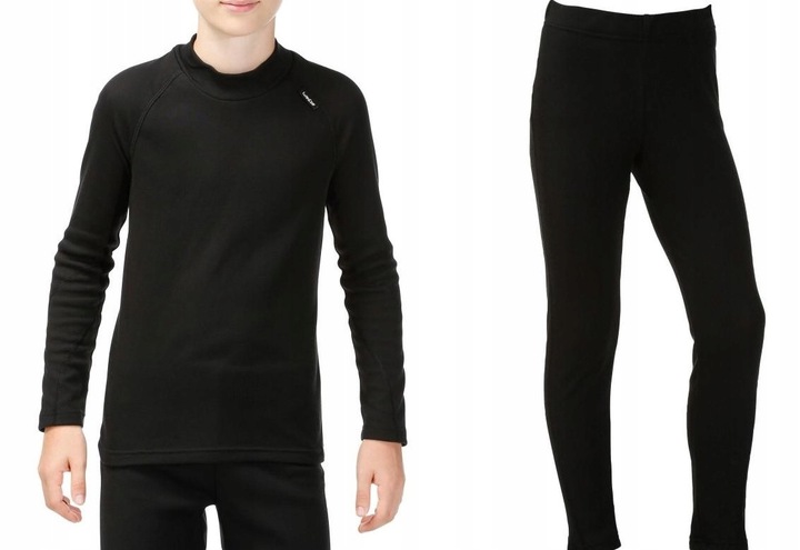 Termoaktywna Termiczna Bielizna Dzieci Spodnie+koszulka 140