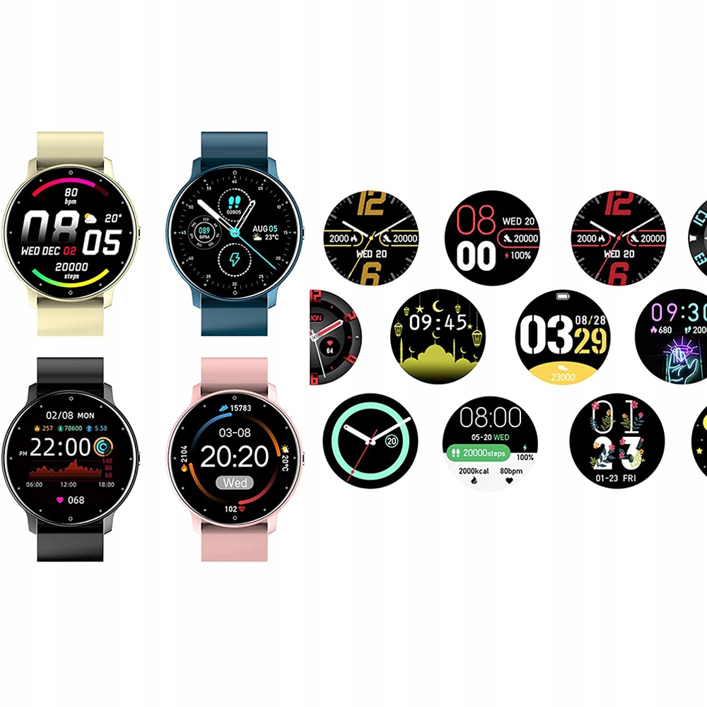 ZEGAREK SMARTWATCH DAMSKI MESKI SMARTLOCZ ZL02D Lokalizator GPS nie