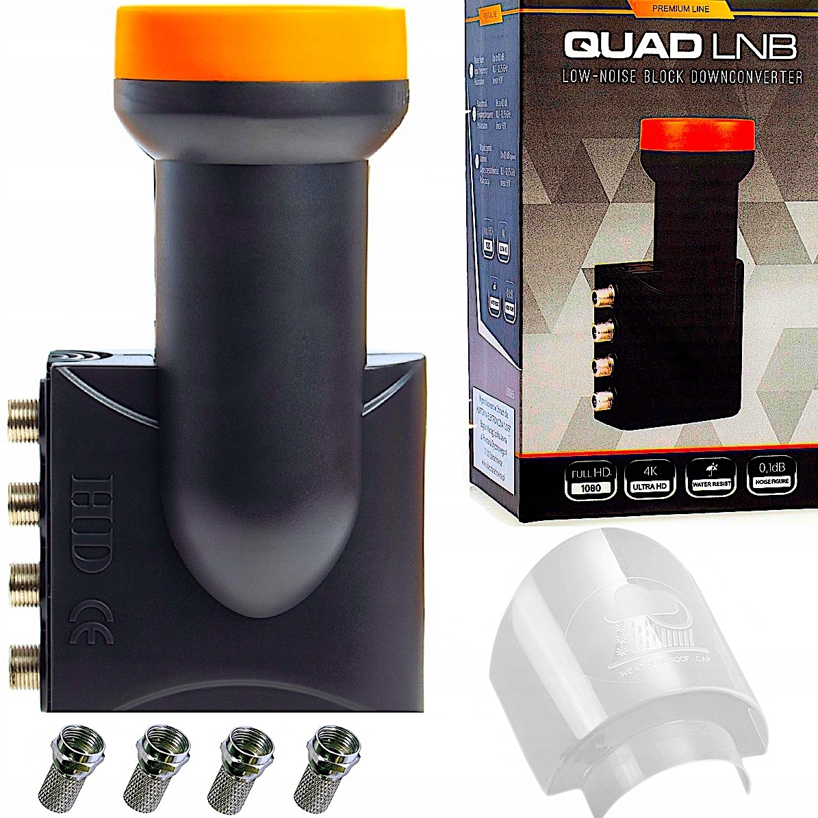 

Konwerter Satelitarny Satelity Quad na Cztery 4K