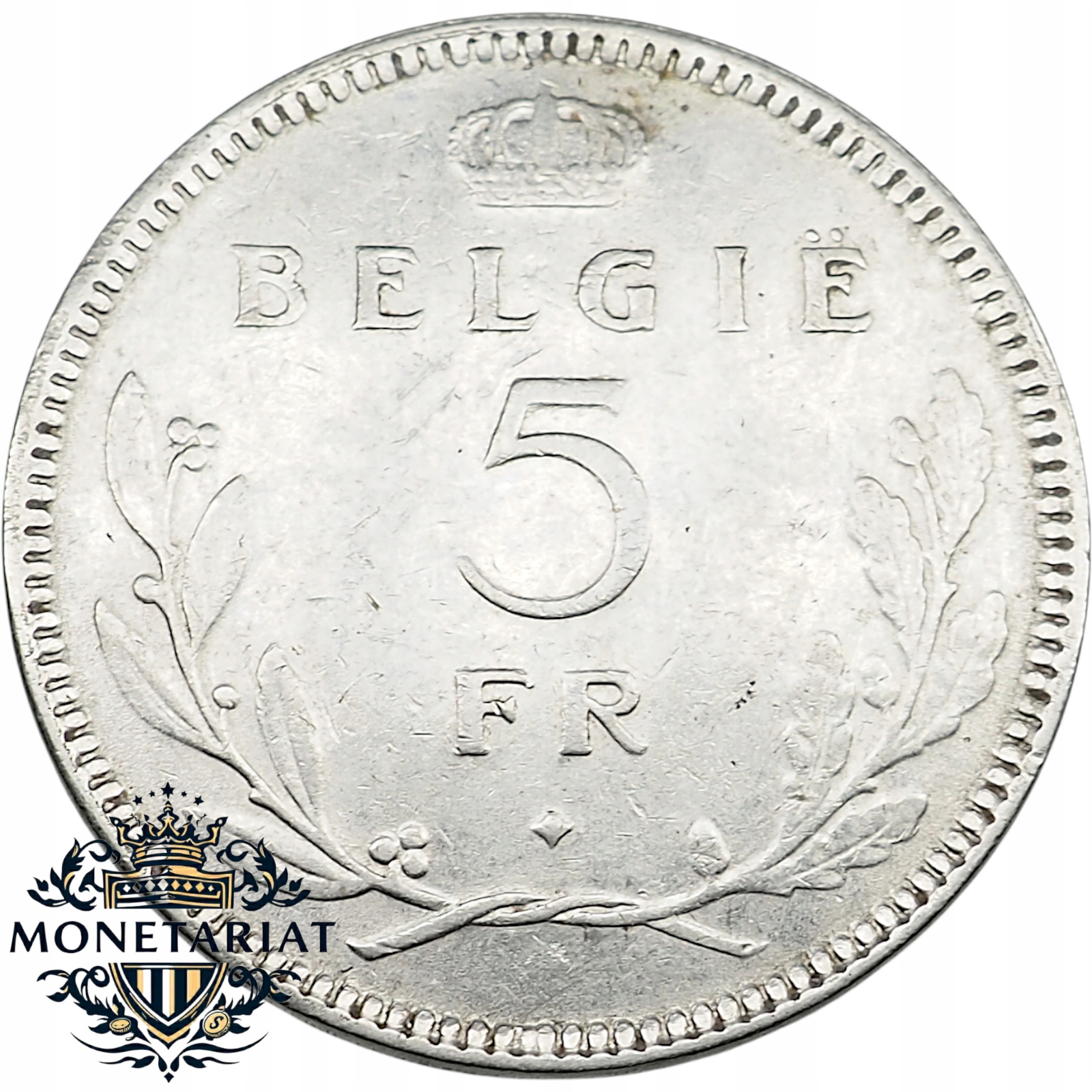 5 FRANKÓW 1936 BELGIE - BELGIA