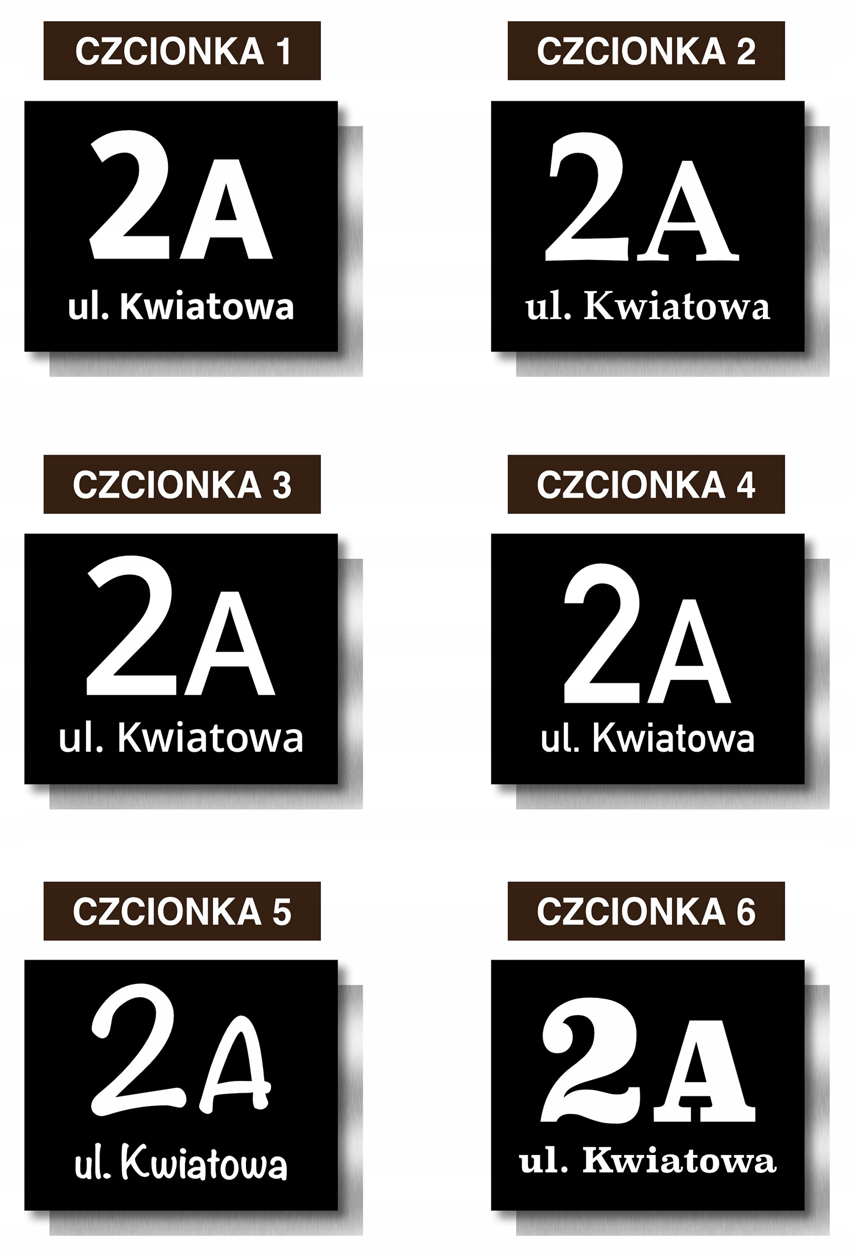 tabliczka tablica ADRESOWA numer domu 22x27 alu. Marka inna