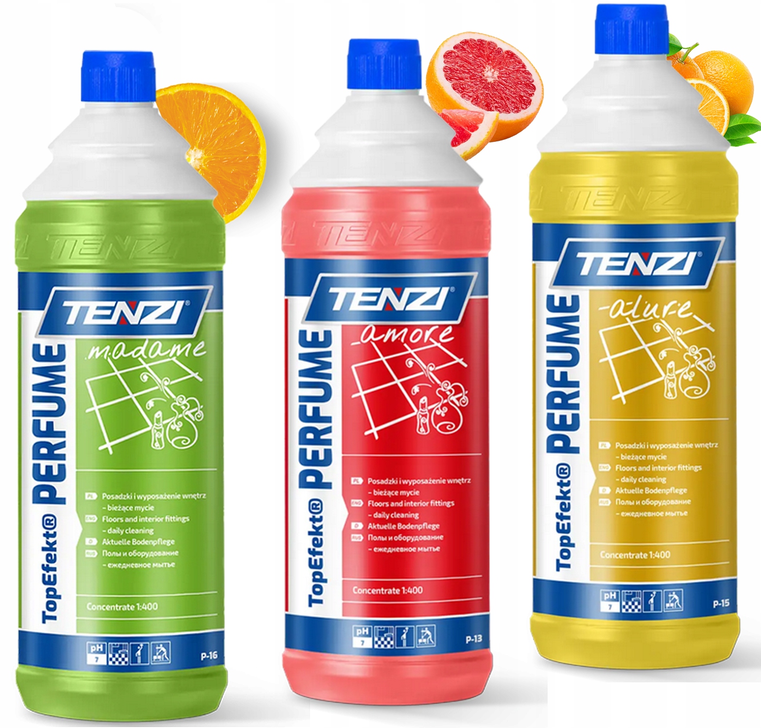 Levně Sada 3 x Tekutina Tenzi Top Efekt Perfume Alure Amore Madam