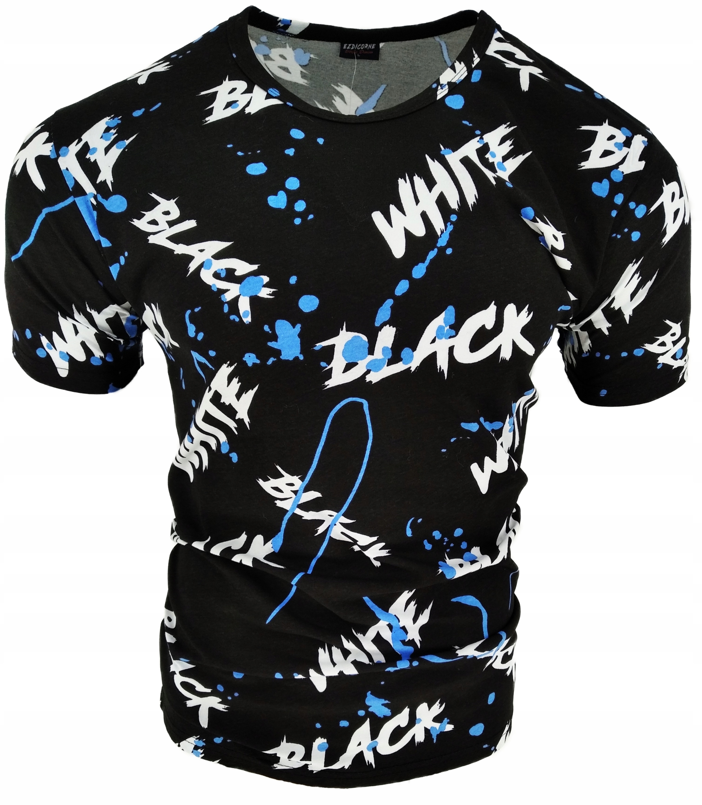 

Koszulka Męska T-shirt Męski B&W2 Blue L