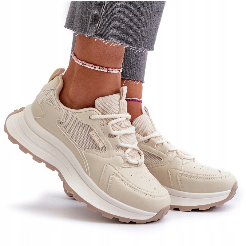 Dámské Tenisky Hi-poly Systém Big Star NN274A105 Béžové 41