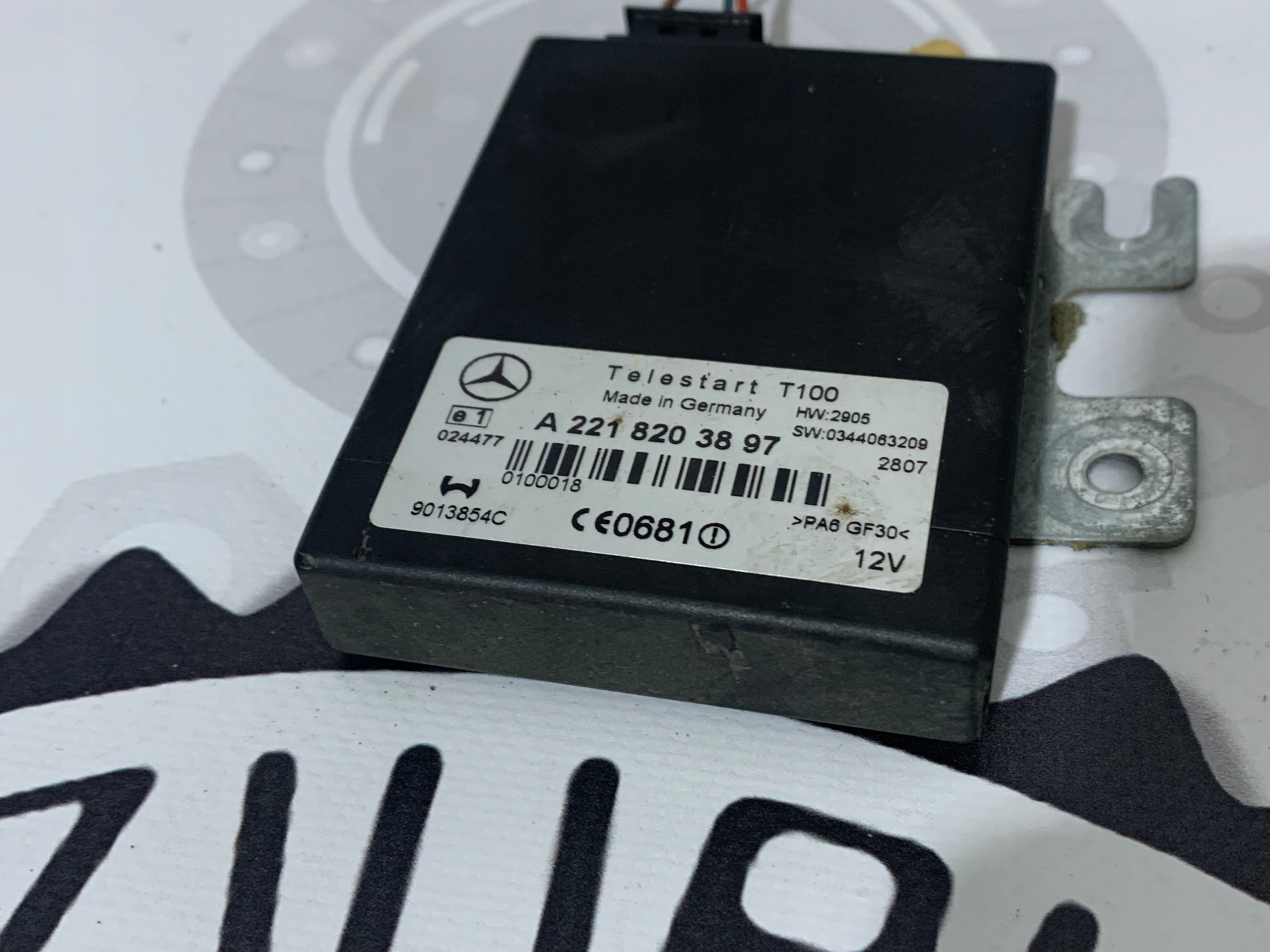 MERCEDES W221 S-KLASA control unit module WEBASTO A2218203897