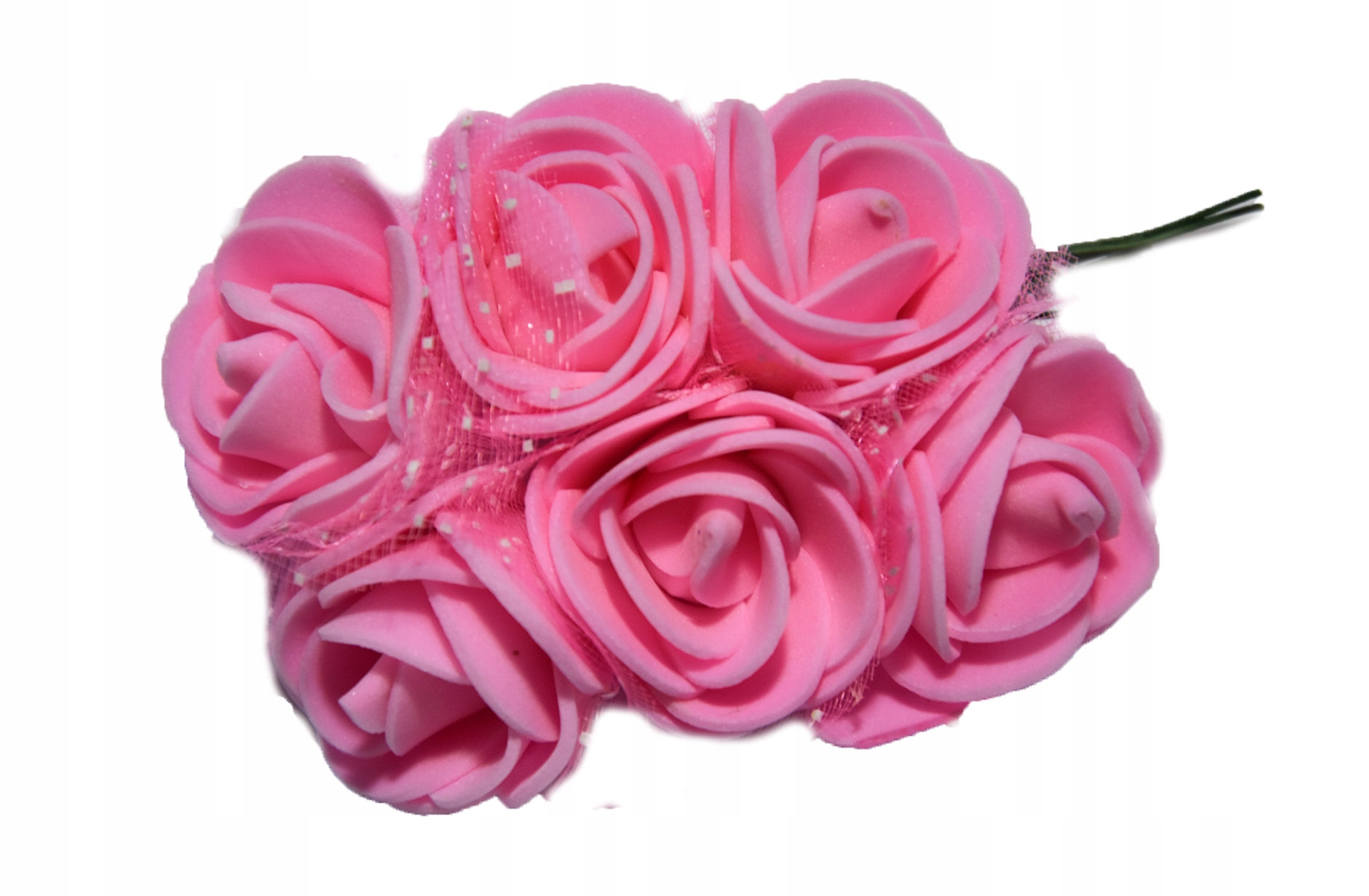 

Piankowe Różyczki Róże Kwiatki Duże 6 Szt Różówy